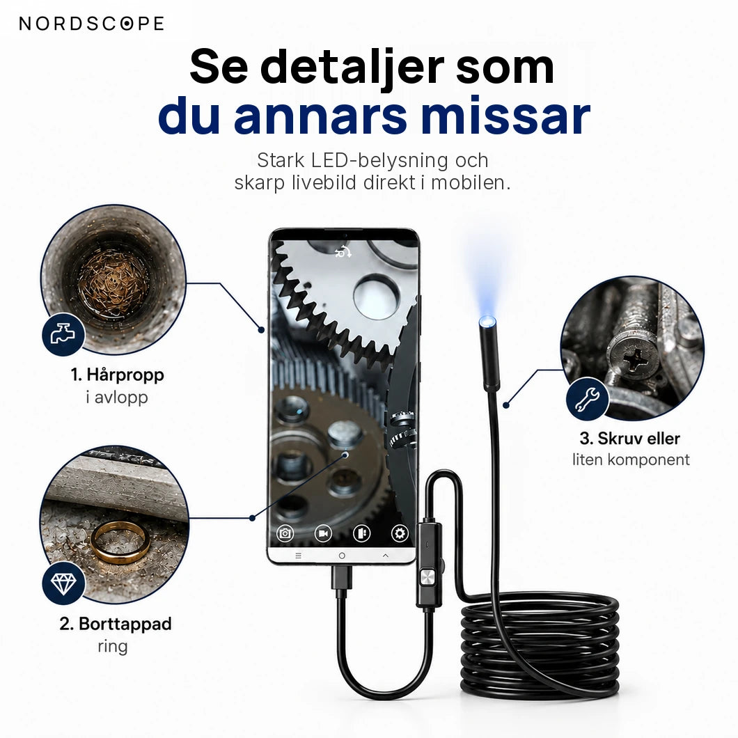 NordScope™ Flex – Se det du annars aldrig ser